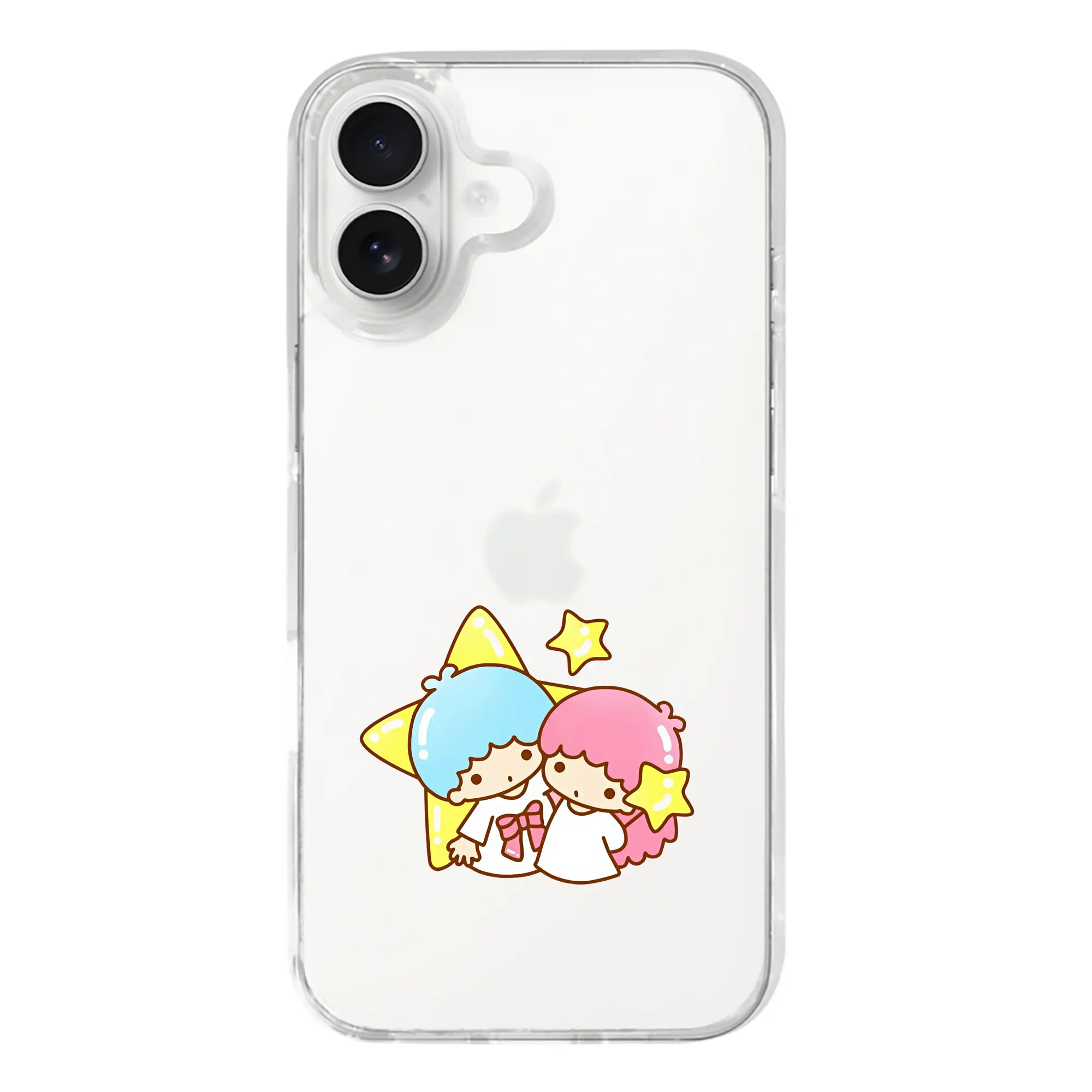 サンリオ グッズ,リトルツインスターズ - iPhone 17シリーズ 透明スマホケース – 薄型・耐衝撃・精密フィット保護カバー